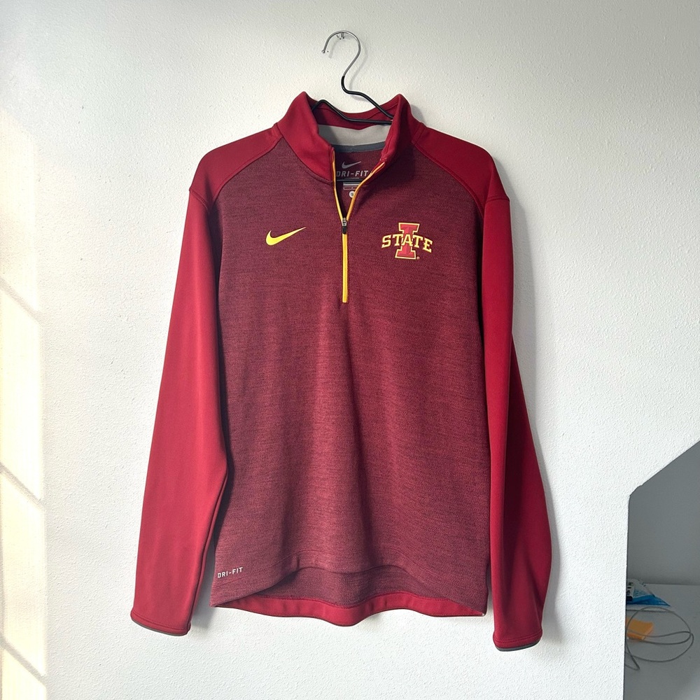 Men’s Nike Dri-fit 1/2 Zip Pullover Iowa State
